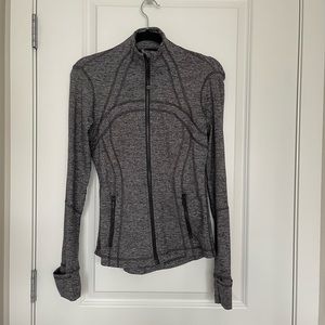 Lululemon define jacket - size 6, heathered black